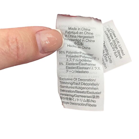 Madewell Small Blouse Crepe Wrap Top Red Balloon Sleeve Texture - Picture 5 of 8